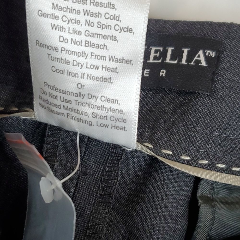 NEW 18W Doc & Amelia WOOL BLEND Classic Fit Straight Leg GRAY TROUSERS PANTS NWT - Picture 14 of 16
